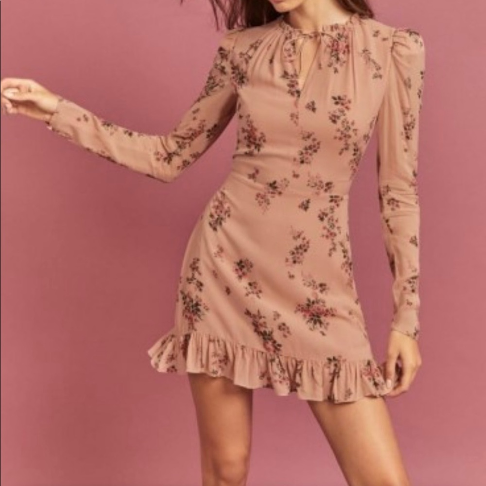 NWOT Reformation Floral Marcy Dress  size 8